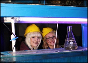 Deep Sea World Access All Areas Natalie MacCabe and Amy Moore in the Quarantine Area